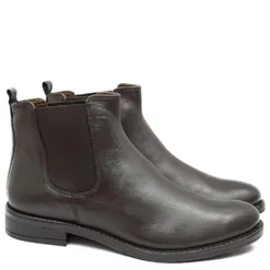AB SHOES CHELSEA STIVALETTO CON ALESTICO NAPPA MORBIDA