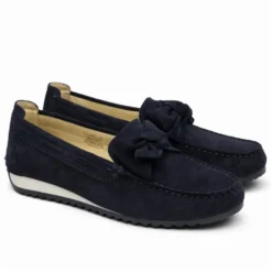 ARA MOCASSINO FONDO SPORTIVO CAMOSCIO BLUE CALZATA MEDIA