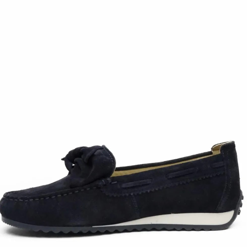 ARA MOCASSINO FONDO SPORTIVO CAMOSCIO BLUE CALZATA MEDIA