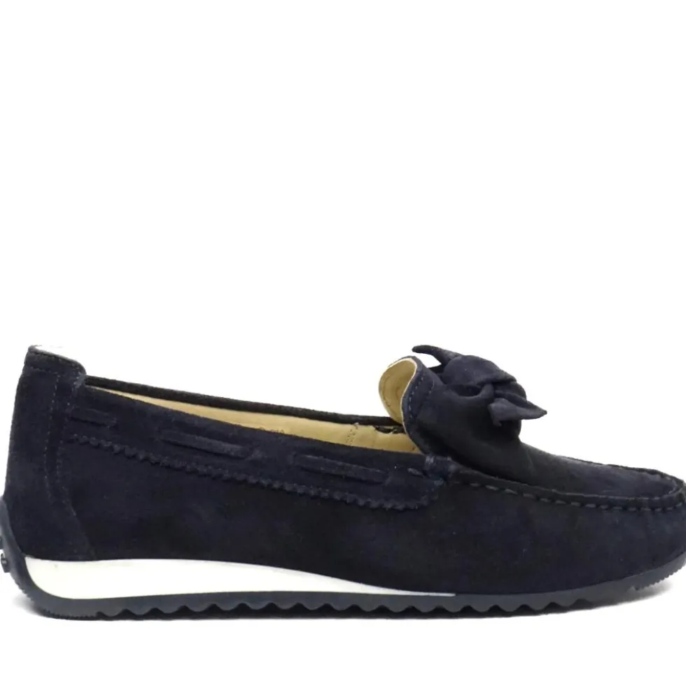 ARA MOCASSINO FONDO SPORTIVO CAMOSCIO BLUE CALZATA MEDIA
