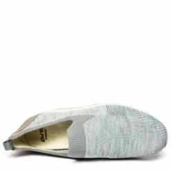 ARA MOCASSINO IN TESSUTO STRETCH ARGENTO PLANTARE ESTRAIBILE
