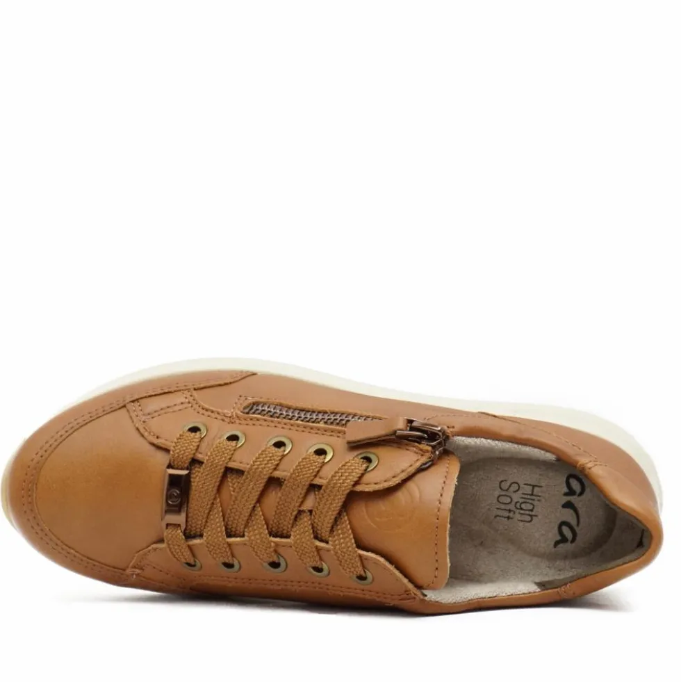 ARA OSAKA 2.0 SCARPA IN PELLE DI CERVO LISCIA E PLANTARE HIGH SOFT ESTRAIBILE