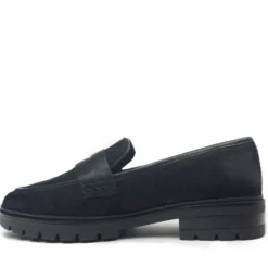 ARA SHOES MOCASSINNI NERI CON PUNTALE IN CAVALLINO NERO