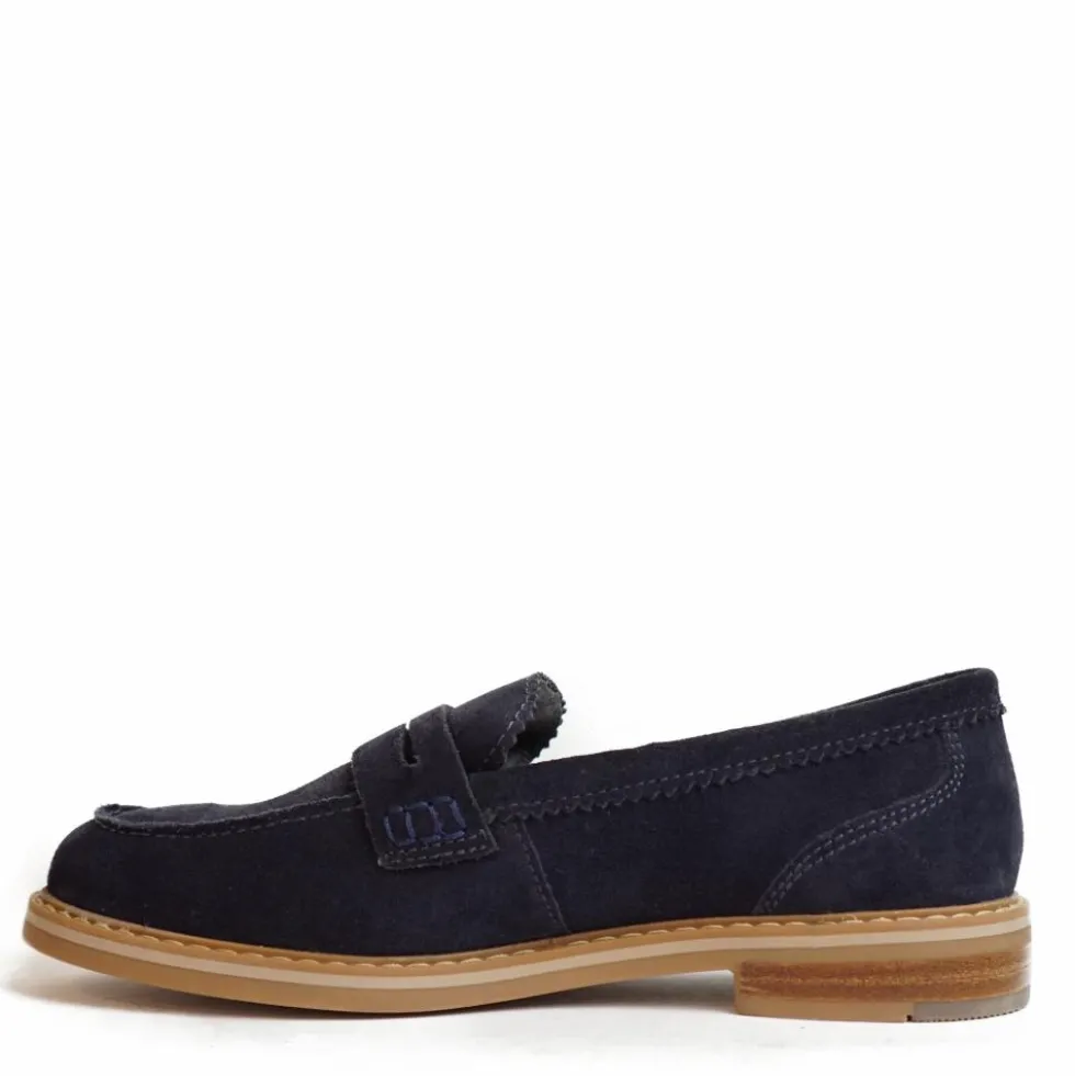 ARA SHOES MOCASSINO IN VERO CAMOSCIO MORBIDISSIMO OCEANO