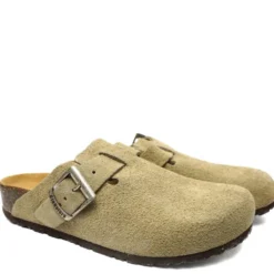 BIONATURA VEGAS SABOT CIABATTA PUNTA CHIUSA CAMOSCIO