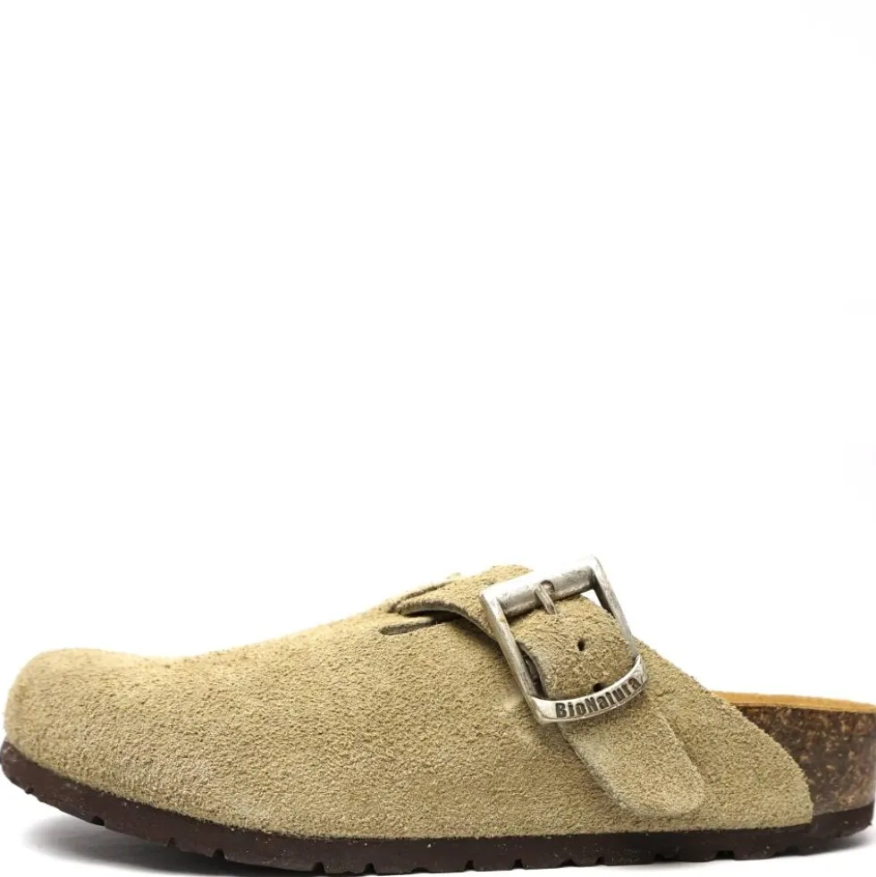 BIONATURA VEGAS SABOT CIABATTA PUNTA CHIUSA CAMOSCIO