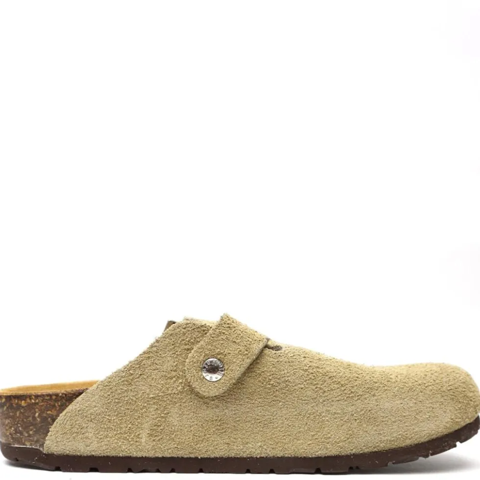 BIONATURA VEGAS SABOT CIABATTA PUNTA CHIUSA CAMOSCIO