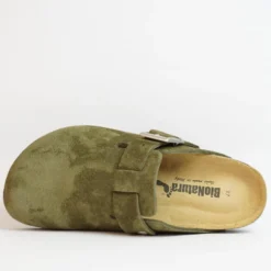 BIONATURA VEGAS SABOT IN CAMOSCIO NATURALE FONDO VIBRAM