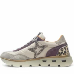 CETTI SHOES SCARPETTA TENNIS DECORAZIONE ANIMALIER STELLA