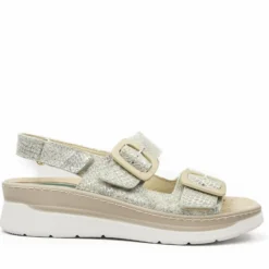 CINZIA SOFT SANDALI DONNA DOPPIA FASCIA PLANTARE ESTRAIBILE