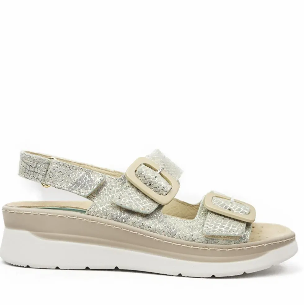 CINZIA SOFT SANDALI DONNA DOPPIA FASCIA PLANTARE ESTRAIBILE