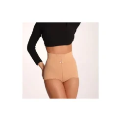 CLARA SERIE JOLLY 5002 MUTANDA SOPRAVITA SGAMBATURA TRIANGOLO NERO - NUDE