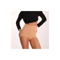 CLARA SERIE JOLLY 5012 MUTANDA SOPRAVITA SGAMBATURA TRIANGOLO NERO - NUDE