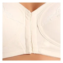 CLARA SERIE L LAURA REGGISENO TAGLIE FORTI TESSUTO MORBIDO NERO - PANNA