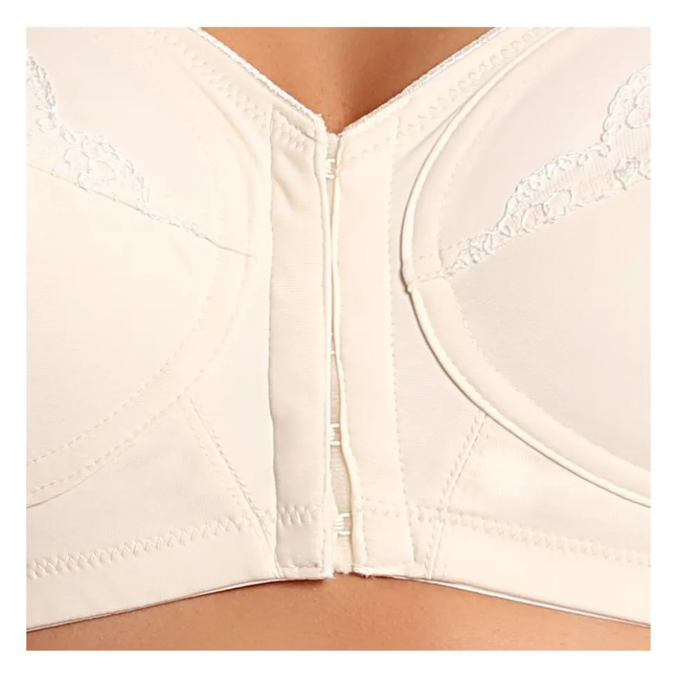 CLARA SERIE L LAURA REGGISENO TAGLIE FORTI TESSUTO MORBIDO NERO - PANNA