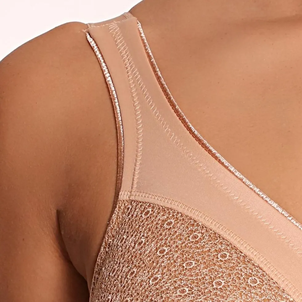 CLARA SERIE M MIRIAM BODY CONTENITIVO MODELLANTE CON CERNIERA NERO - NUDE - PANNA