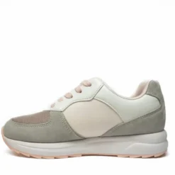 DR SCHOLL BEVERLY LACES SCARPA DA TENNIS DONNA IN TESSUTO ROSA GRIGIO