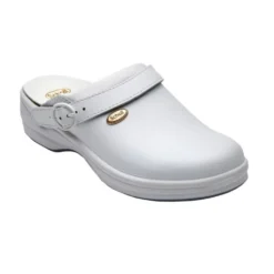 DR.SCHOLL'S NEW BONUS ZOCCOLO IN PELLE BIANCO SENZA FORI