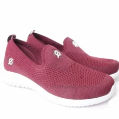 EKOFIT SCARPETTA MOCASSINO ELASTICIZZATO PER ALLUCE VALGO ROSSO VINO