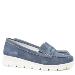 ENVAL SOFT MOCASSINO IN PELLE FONDO SUPER FLESSIBILE
