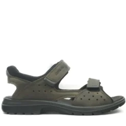 ENVAL SOFT SANDALI DA UOMO DA TREKKING TRIPLO STRAPPO PELLE