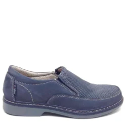 ENVAL SOFT SCARPA IN PELLE NABUK BLU DA UOMO
