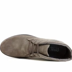 ENVAL SOFT SCARPONCINO ELEGANTE UOMO IN PELLE SCAMOSCIATA MARRONE