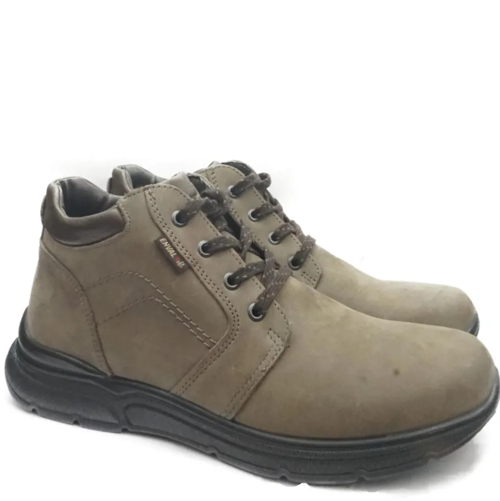 ENVAL SOFT SCARPONCINO UOMO VERA PELLE NABUK PLANTARE ESTRAIBILE