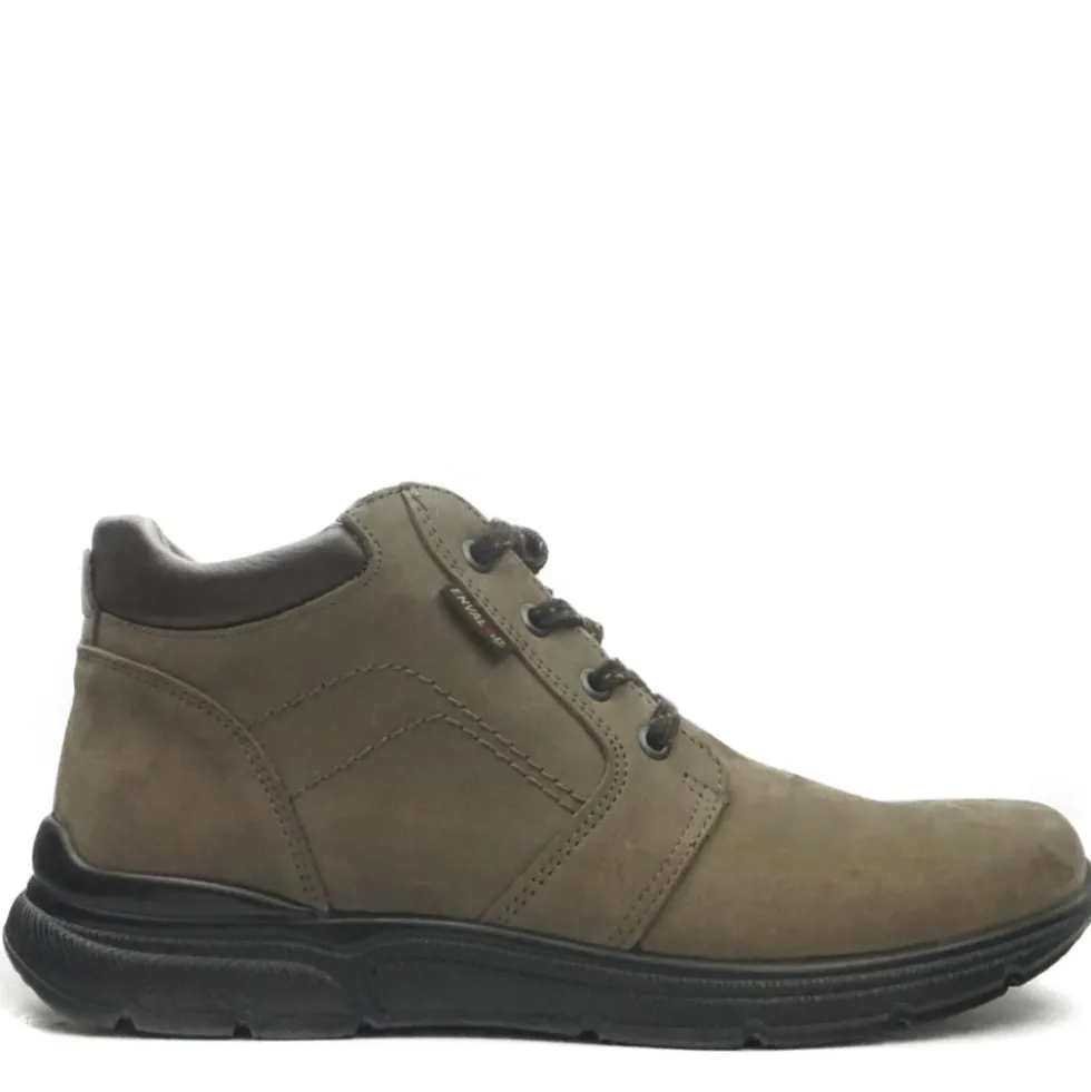 ENVAL SOFT SCARPONCINO UOMO VERA PELLE NABUK PLANTARE ESTRAIBILE