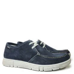 ENVAL SOFT SNEAKER UOMO PELLE SCAMOSCIATA PLANTARE ESTRAIBILE BLU