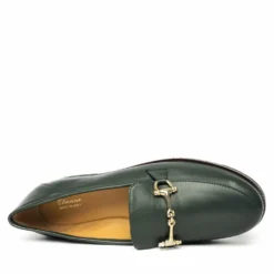ETIENNE MOCASSINO DONNA IN PELLE CON CATENELLA