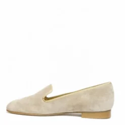 ETIENNE MOCASSINO DONNA VERO CUOIO CAMOSCIO TAUPE
