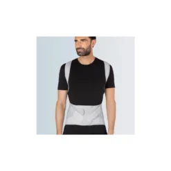 FGP BACKSILVER EVO CORSETTO SEMIRIGIDO CON FILO D'ARGENTO SPALLACCI E ASTA DI SOSTEGNO