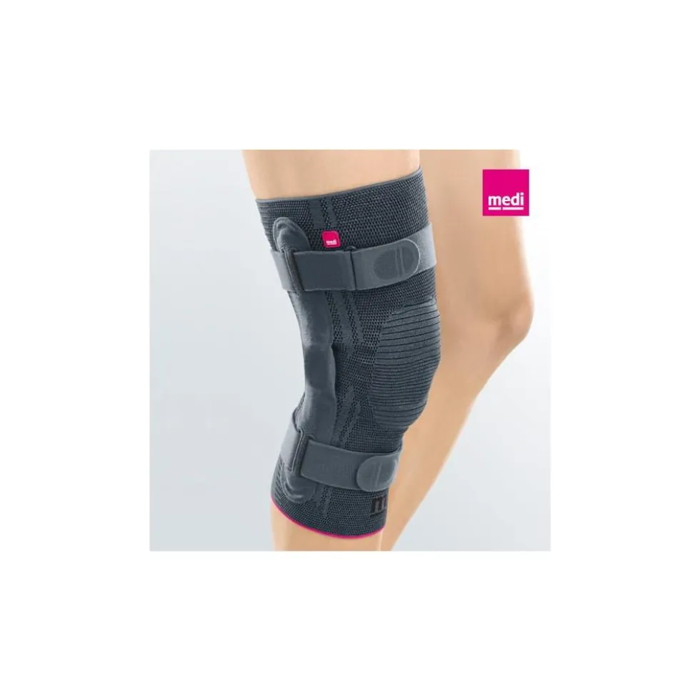 FGP GUNEMEDI PRO GINOCCHIERA ELASTICA CON SNODO POLICENTRICO IN TECNOPOLIMERO EXTRAWIDE