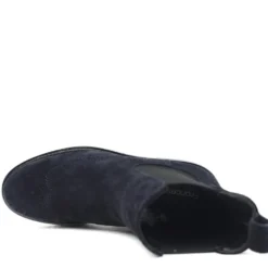 FRANCESCO BRUNELLI TRONCHETTO SLIP-ON CODA DI RONDINE IN CAMOSCIO