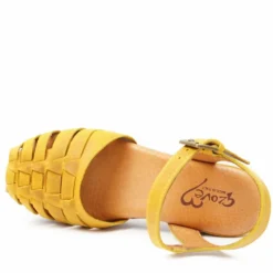 GLOVE ZOCCOLO PUNTALE IN VERA PELLE INTRECCIATA MADE IN ITALY