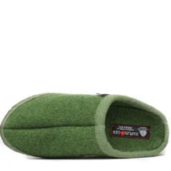 HAFLINGER ALASKA FARN WALKSTOFF PANTOFOLE LANA VERDE