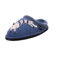 HAFLINGER CHOUPETTE TAUBENBLAU CIABATTE GATTOPURA LANA