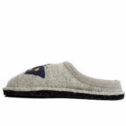 HAFLINGER CIABATTA IN FELTRO DI LANA GATTO/CUCHO GRIGIO CHIARO