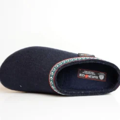 HAFLINGER CIABATTA IN FELTRO DI LANA FRANZL UOMO/DONNA BLU