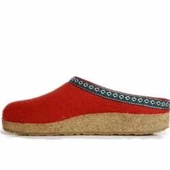 HAFLINGER FRANZL CIABATTA IN FELTRO DI LANA DONNA TERRACOTTA
