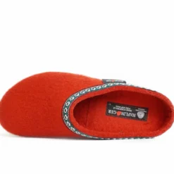 HAFLINGER FRANZL CIABATTA IN FELTRO DI LANA DONNA TERRACOTTA