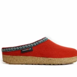 HAFLINGER FRANZL CIABATTA IN FELTRO DI LANA DONNA TERRACOTTA