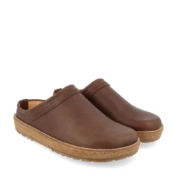 HAFLINGLER UNISEX TRAVEL CLASSSIC BIRMANIA SABOT IN PELLE KHAKI