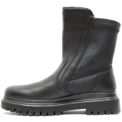 IGI&CO STIVALETTO DONNA TACCO BASSO IN NAPPA CON ZIP LATERALE