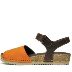 JUNGLA SANDALO DONNA MONOFASCIA CON STRAP ARANCIONE