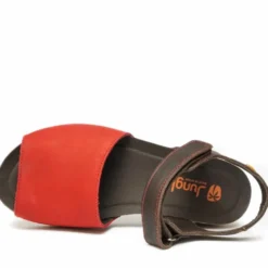 JUNGLA SANDALO DONNA MONOFASCIA CON STRAP ROSSO FERRARI