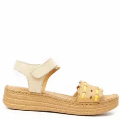 KELIDON SANDALI ZEPPA CUSHION SUPER MORBIDA PASSANTE A STRAPPO
