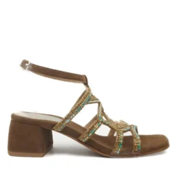 LE JADE SANDALO ELEGANTE CAMOSCIO SUOLA IN MORBIDO MEMORY