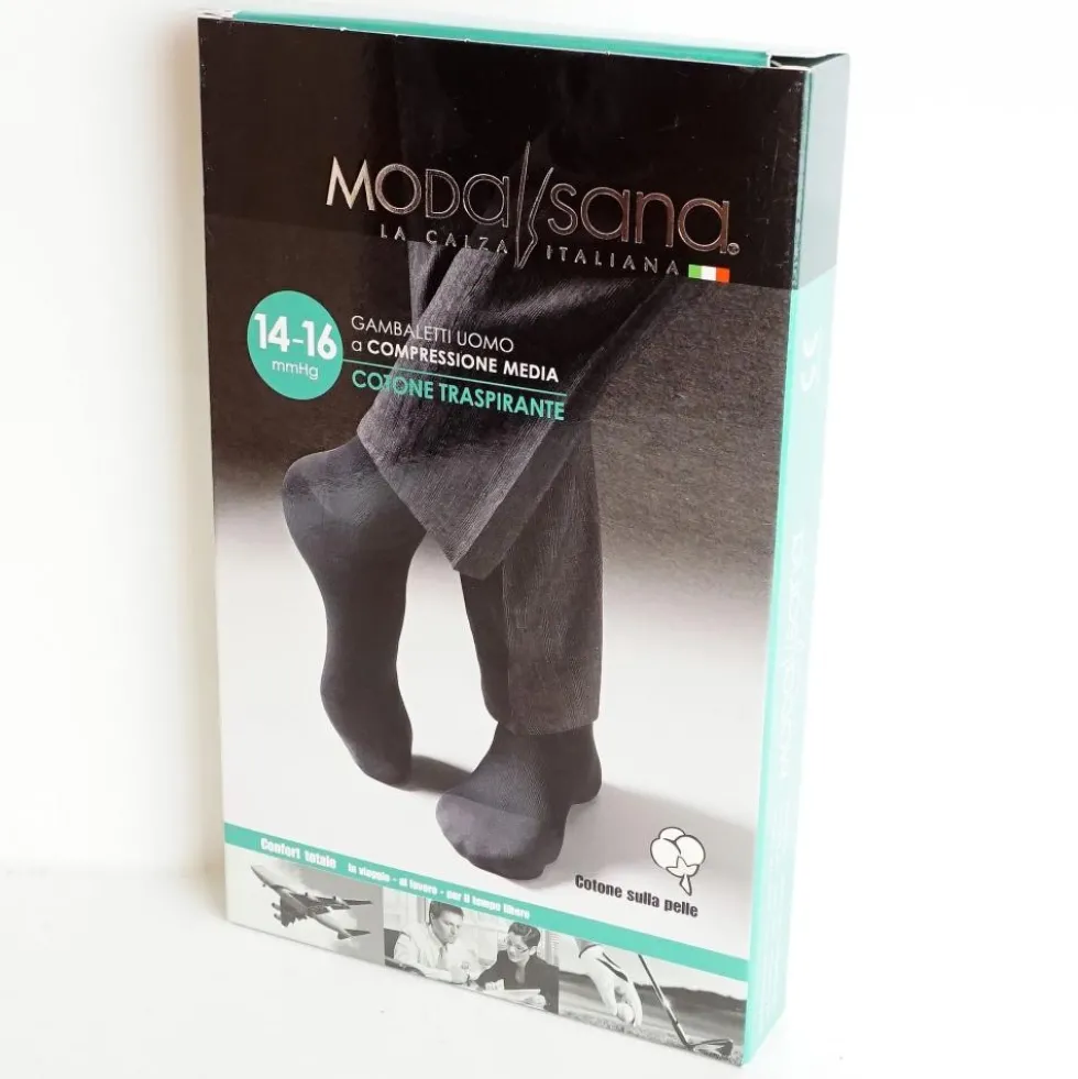 MODASANA GAMBALETTO UOMO COMPRESSIONE 14/16 MEDIA COTONE